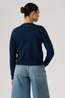 Levi's Cardigan Super Soft Crewneck Cardi Pointelle Navy Blazer