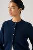 Levi's Cardigan Super Soft Crewneck Cardi Pointelle Navy Blazer