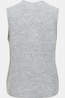Only Cardigan Vigga Light Grey Melange Detail:Fmop Button