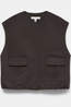 Vero Moda Blazer Vigga Oversized Waistcoat Chocolate Torte