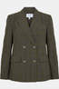 Vila Blazer Mejsa Check Forest Night Checks:Black / Birch