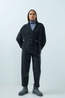 Yaya Pantalon Faux Leather Carrot With Seam Hole Black