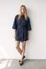 Vila Jurk Sabrina Dark Blue Denim