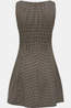 Only Robe Azura White Pepper Checks:Black Fia