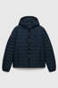 Superdry Veste Hooded Fuji Midweight Padded Jacket Mid Charcoal Marl/Fl