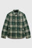 Superdry Chemise Borg Lined Miller Overshirt Grey/Choc