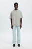 Selected T-Shirt Looseoscar Light Grey Melange