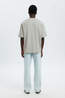 Selected T-Shirt Looseoscar Light Grey Melange