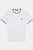 Fred Perry T-Shirt Twin Tipped Sharp White