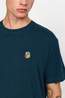 Revolution T-Shirt 1456 Six Darkpetrol-Melange
