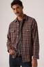 Levi's Chemise Jackson Worker Mikkel Plaid Vineyard Wine Flannel