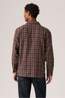 Levi's Chemise Jackson Worker Mikkel Plaid Vineyard Wine Flannel