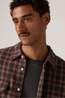 Levi's Chemise Jackson Worker Mikkel Plaid Vineyard Wine Flannel