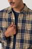 Levi's Chemise Jackson Worker Bryn Plaid Sargasso Sea Herringbone