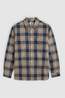 Levi's Chemise Jackson Worker Bryn Plaid Sargasso Sea Herringbone