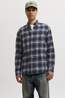 Jack & Jones Chemise Efield Check Navy Blazer