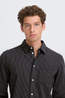 Casual Friday Chemise Cfsantos Dobby Striped Shirt Charcoal
