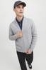 Jack & Jones Polaire Soho Ollie Knit High Neck Zip Car Light Grey Melange