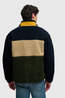 Superdry Polaire Colour Block Retro Zip Fleece Eclipse Navy Mix