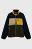 Superdry Polaire Colour Block Retro Zip Fleece Eclipse Navy Mix