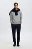 Selected Trui rai Crew Light Grey Melange