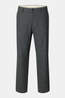 Selected Broek Slm190-Reg Tape Luke Wool Blend Design Dark Grey