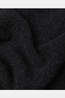 Lyle & Scott Sjaal Lambswool Blend Ribbed Scarf Jet Black Marl