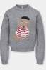 Kids Only Pull Kogteddyllover Medium Grey Melange