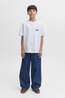 Jack & Jones T-Shirt Colton Tee Ss Crew Neck Sn Jnr White