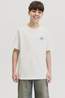 Jack & Jones T-Shirt Jjlegacy Tee Ss Crew Neck Jnr Cloud Dancer