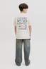 Jack & Jones T-Shirt Jjlegacy Tee Ss Crew Neck Jnr Cloud Dancer