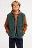 Quiksilver Polaire Kickflip Sleeveless Sherpa Yth Forest