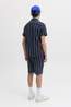 Jack & Jones Short Jaiden Coba Stripe Jog M Sky Captain