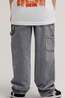 DC Shoes Jeans Carpenter Baggy Denim Youth Medium Grey