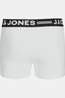 Jack & Jones Accessoire Sense Trunks 3-Pack Light Grey Melange