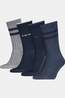 Levi's Chaussettes Levis Reg Cut Mouline Giftbox 4P 001