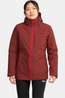 Jack Wolfskin Veste 3 En 1 Hunberg 2 3In1 Jkt W Merlot