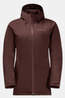 Jack Wolfskin Veste Imperméable Stirnberg Ins W Dark Maroon