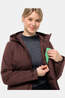 Jack Wolfskin Veste Imperméable Stirnberg Ins W Dark Maroon