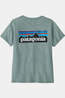 Patagonia T-Shirt P-6 Logo Responsibili-Tee Blue Sage
