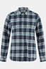 Fjällräven Chemise Övik Heavy Flannel Navy-Eggshell