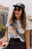 Passenger Clothing ltd T-Shirt Sunray Recycled Cotton T-Shirt White