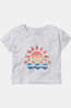 Passenger Clothing ltd T-Shirt Sunray Recycled Cotton T-Shirt White