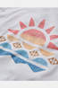 Passenger Clothing ltd T-Shirt Sunray Recycled Cotton T-Shirt White