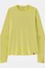 Patagonia T-Shirt W'S L/S Cap Cool Sun Shirt Vellum Green - Light Vellum Green X-Dye