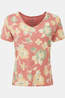 Sherpa T-Shirt Neha V-Neck Tee Floral Brick Dust Floral