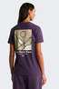 The North Face T-Shirt W Monte Reg Ss Tee-Graphic Endless Dusk