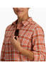 Royal Robbins Chemise Lieback Organic Flannel Shirt Baked Clay Tomales Pld