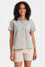 Sherpa Chemise Jaya Camp Ss Shirt Celery Patti Stripe