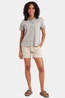 Sherpa Chemise Jaya Camp Ss Shirt Celery Patti Stripe